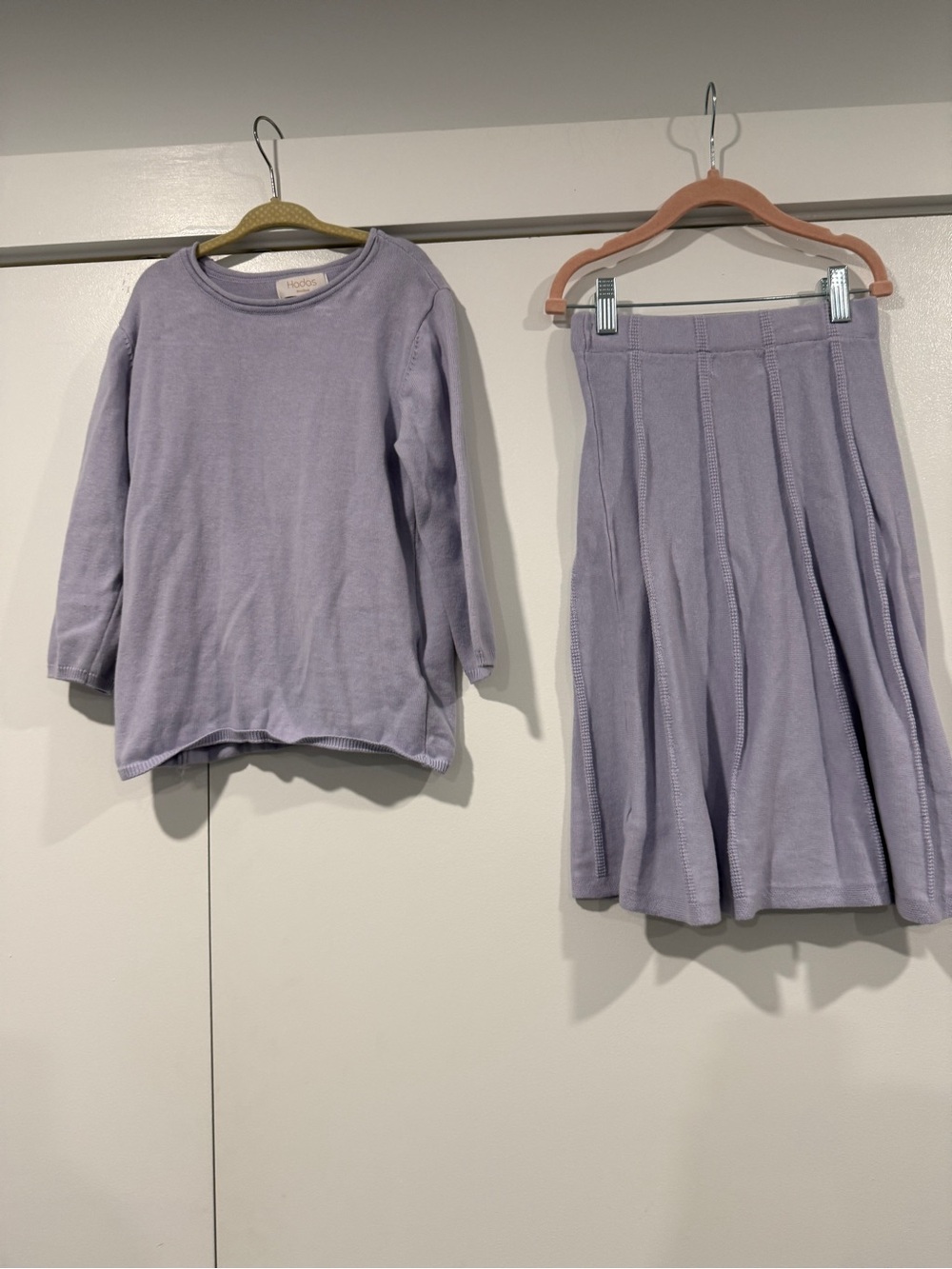 Girls cute lilac “sweater” skirt/top